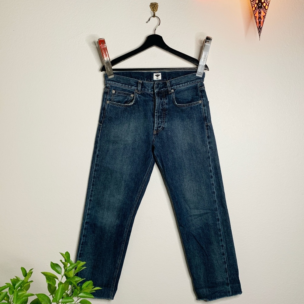 Christian Dior High Rise Straight Leg Jeans